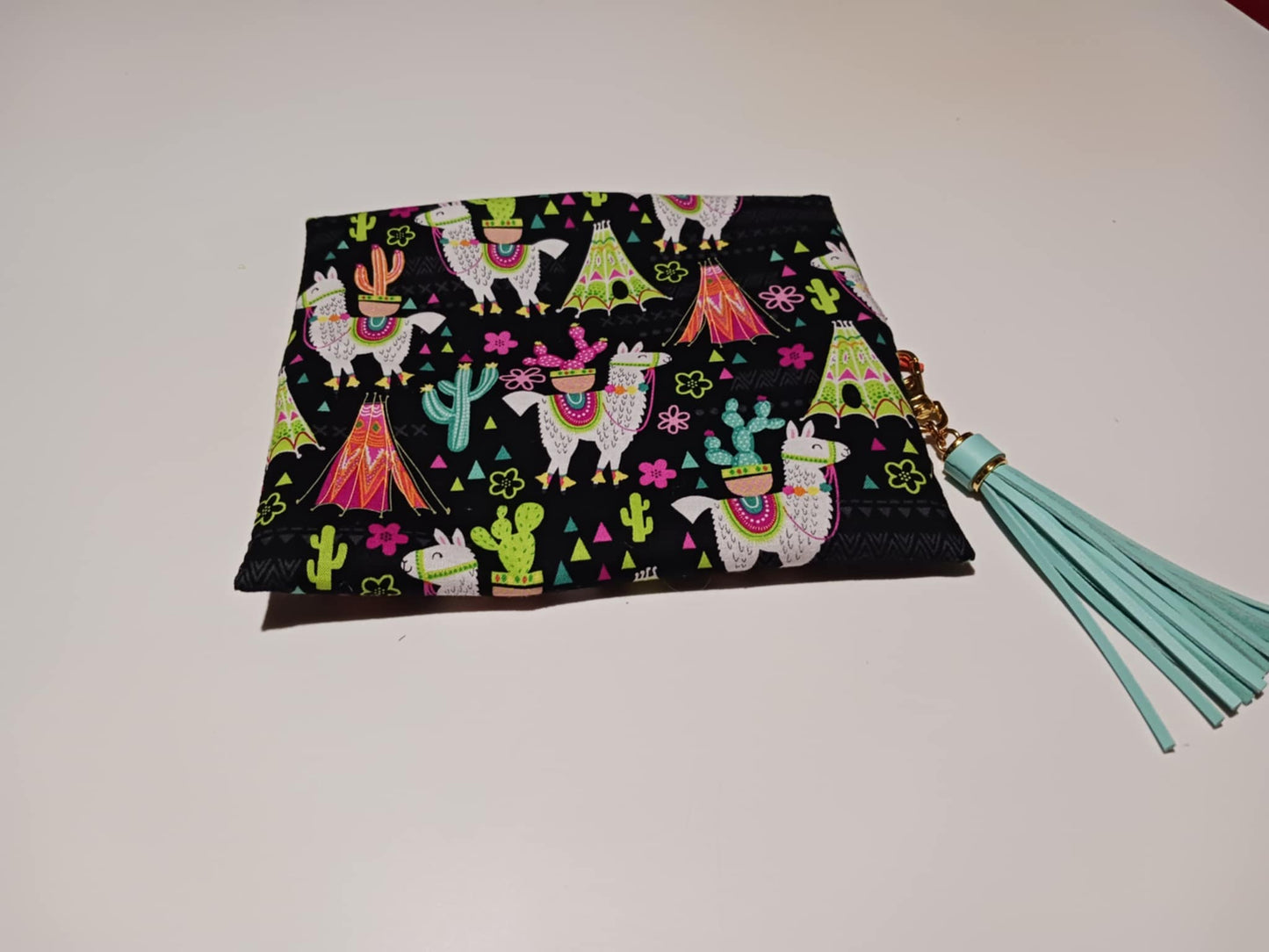 Llama Fabric Make-up Bag