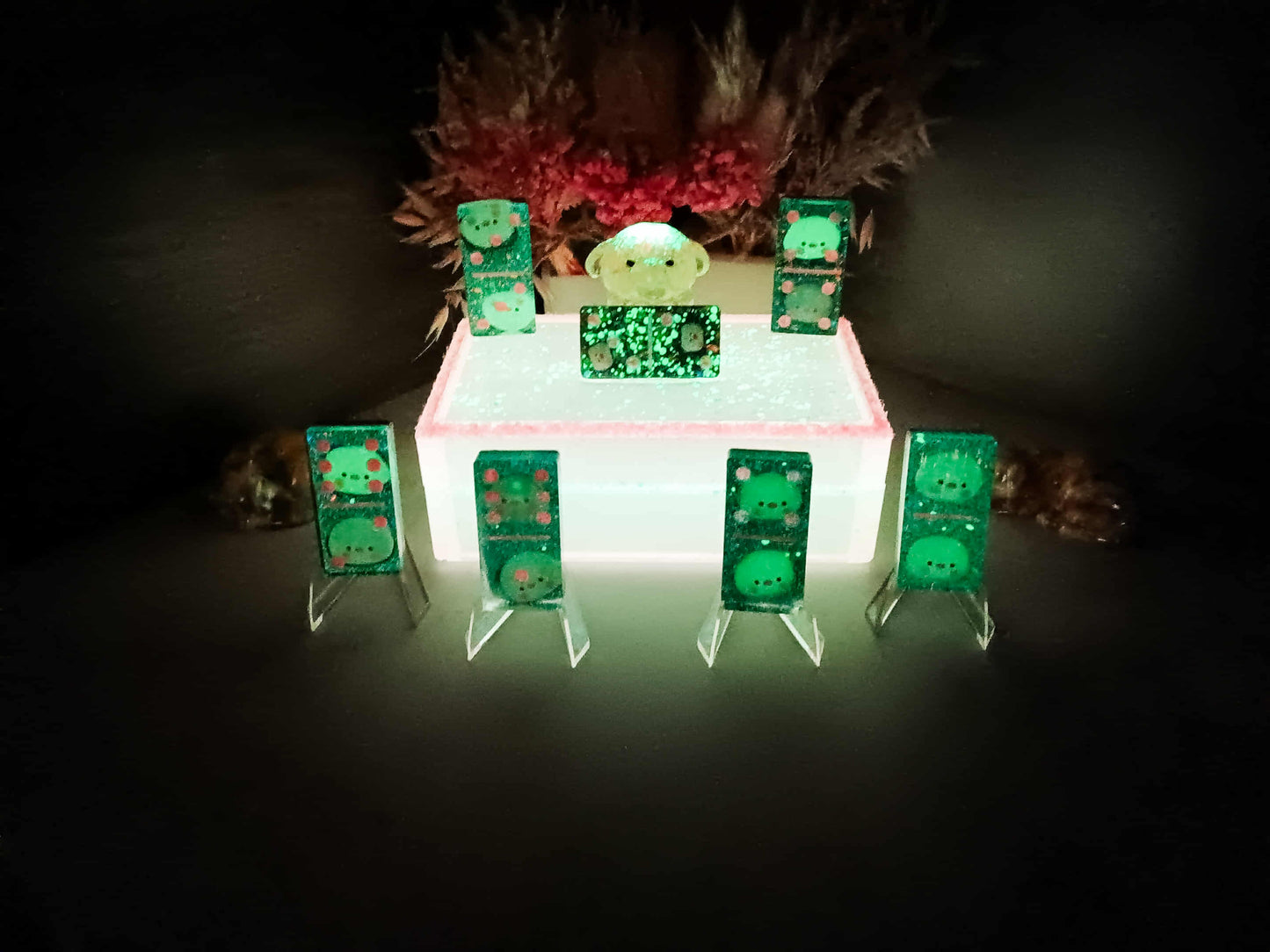Glow in the Dark Piggy Dominoes