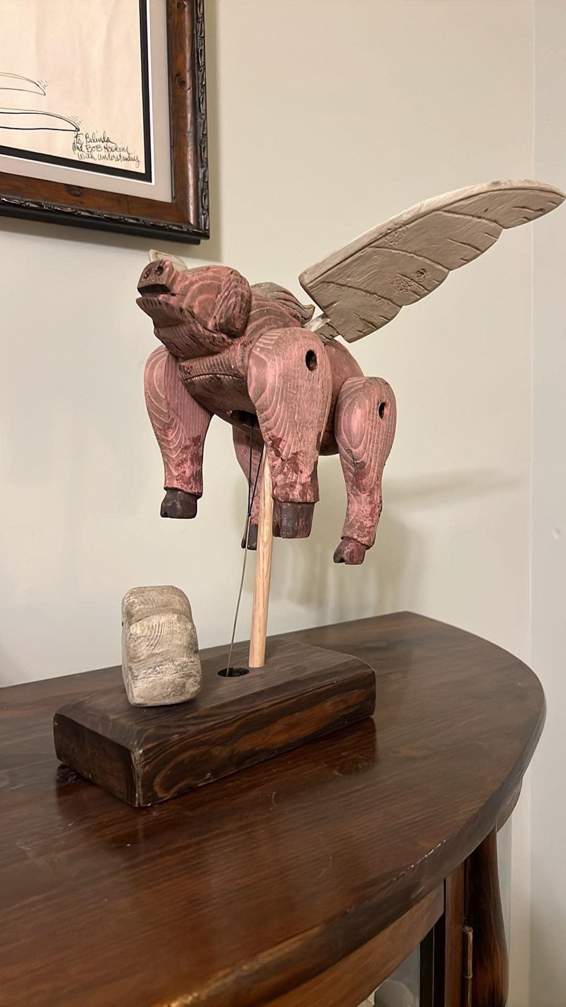 Folk art flying pig (Iowa)