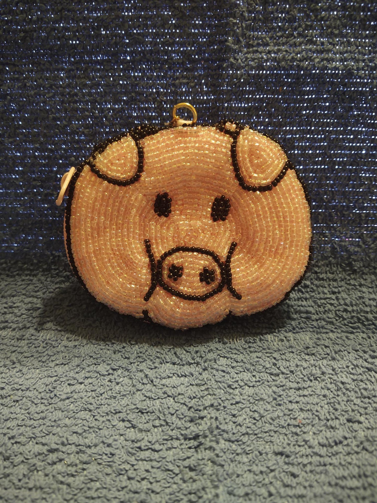 Fun Closing Item #3: Beaded Piggy Purse