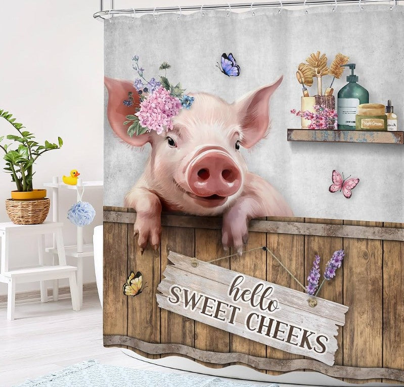 PIggy Shower Curtain (72x60)