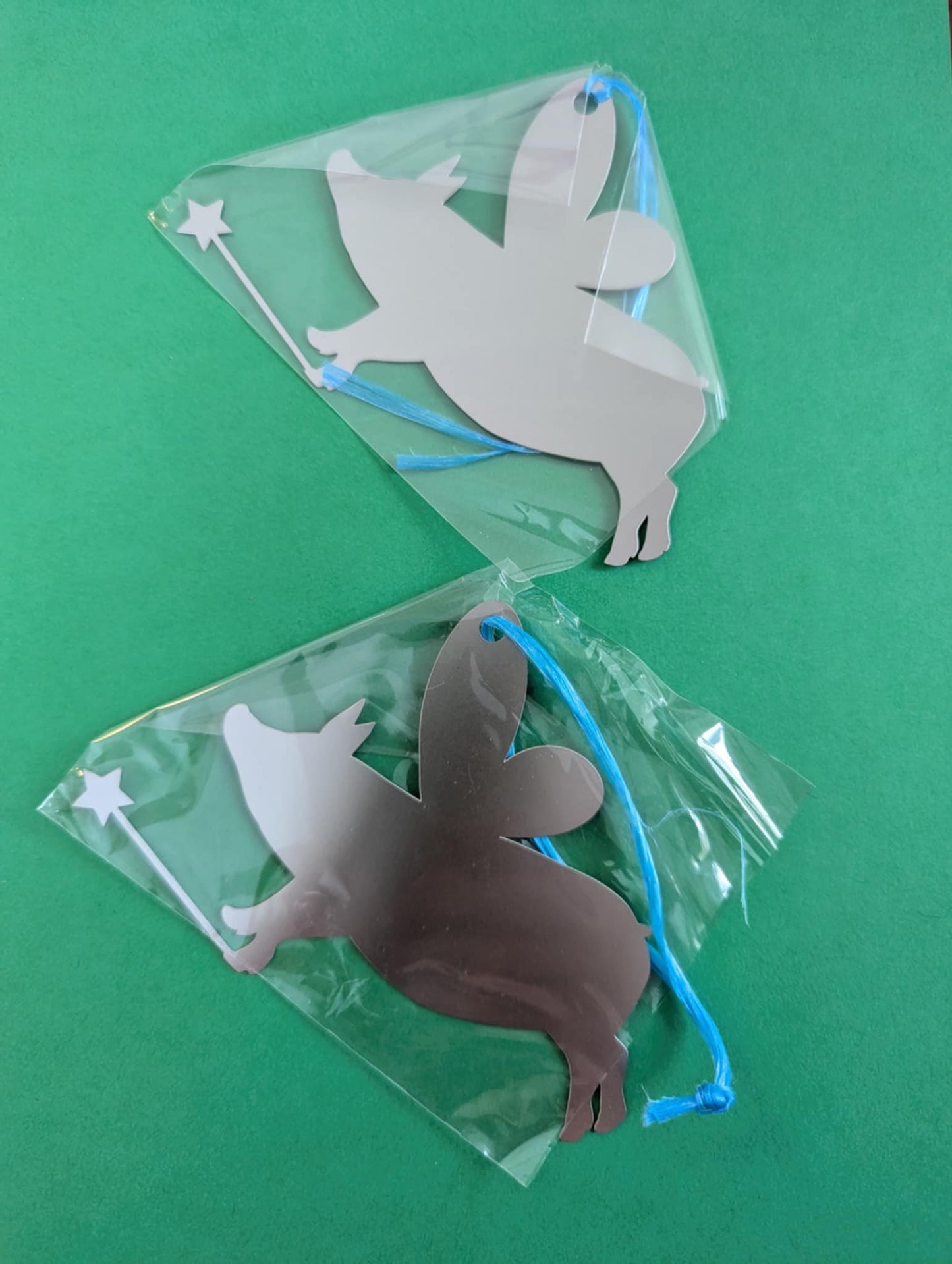 Two Esther the Wonder Pig Trinkets (fairy pig)