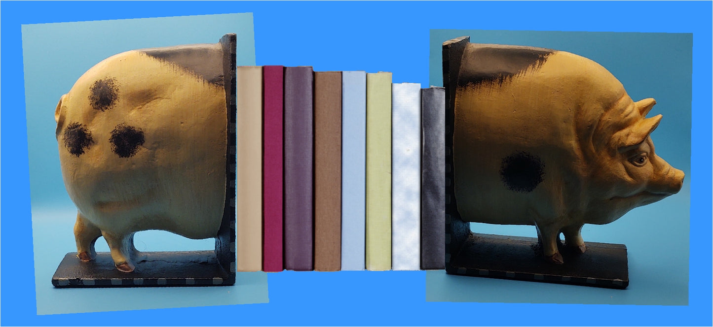 Pig Bookends (Heavy)