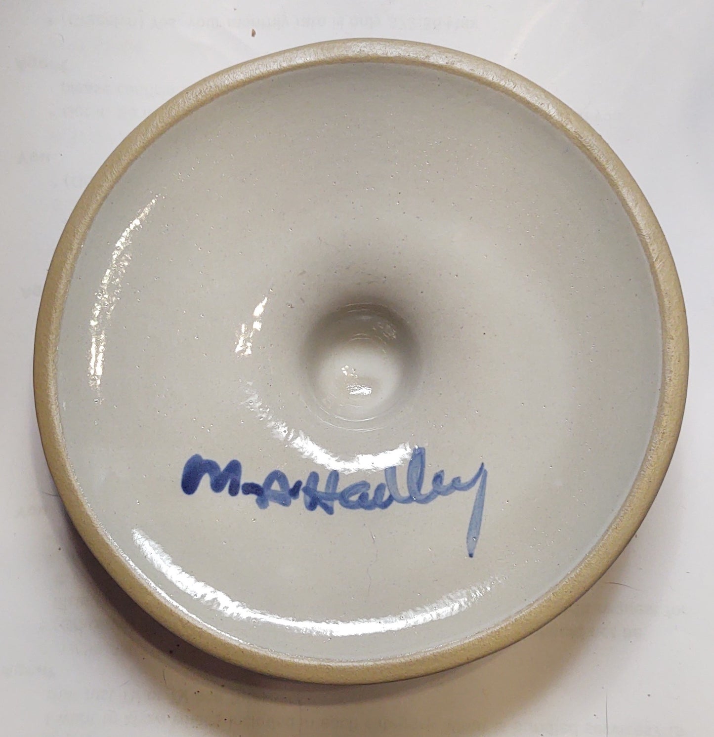 M A Hadley canister with lid