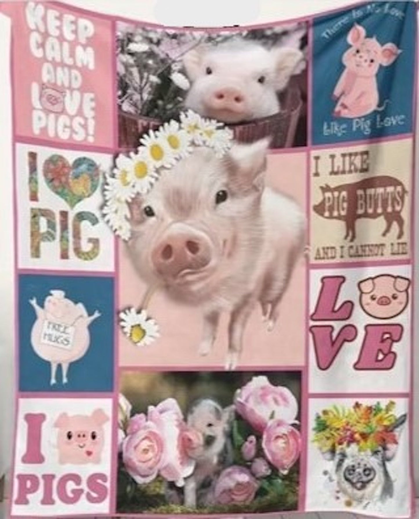 Soft piggy blanket
