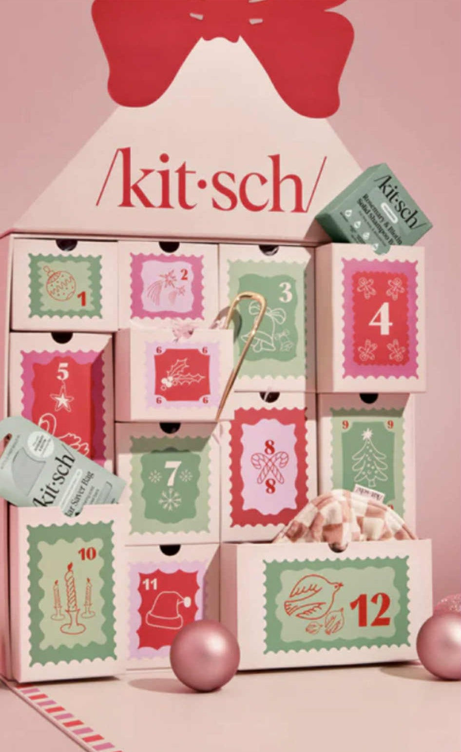 Kitsch 12-Day Advent Calendar (Hair care products and accessories)