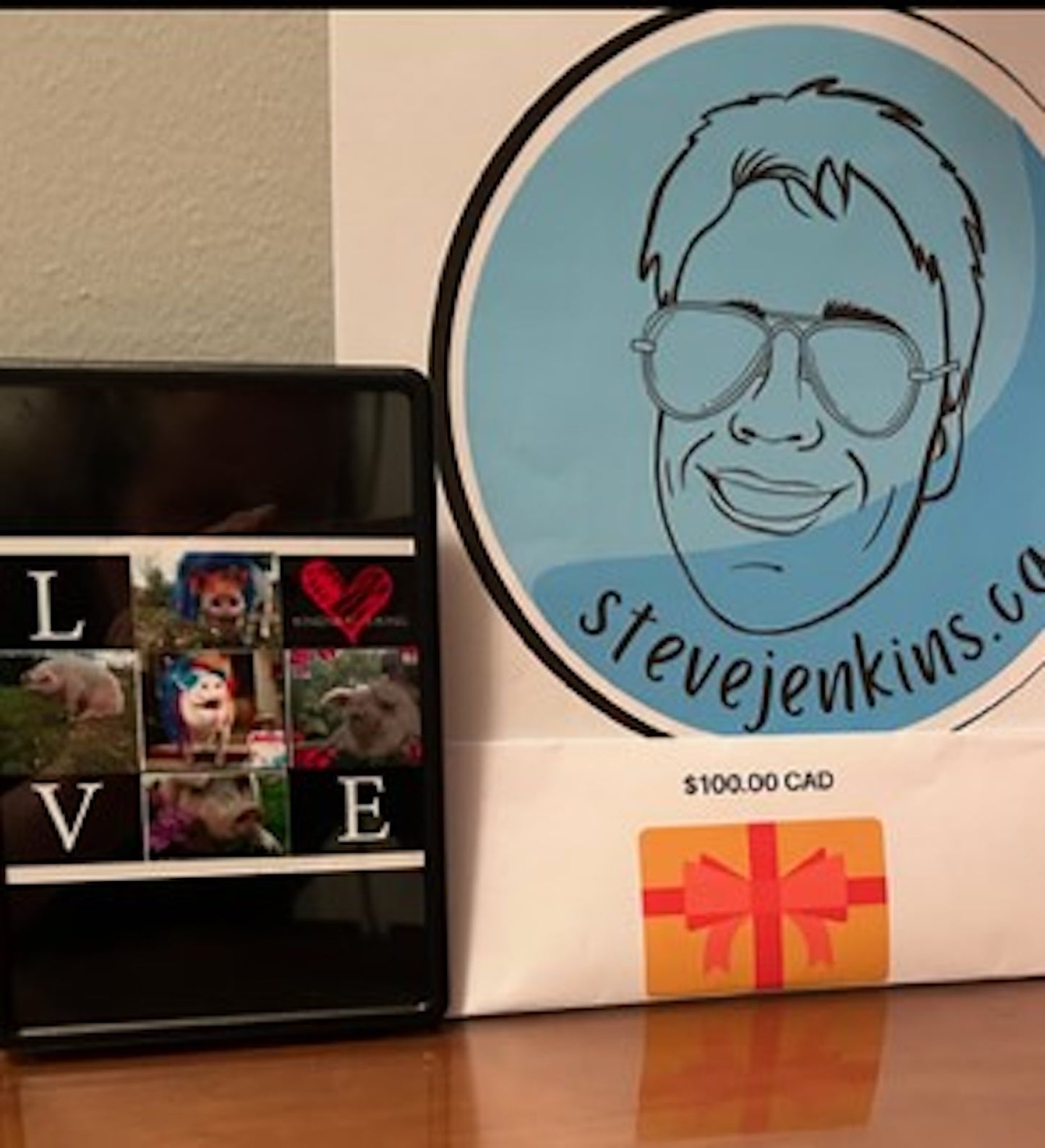 $100 Steve Store gift card and magnet