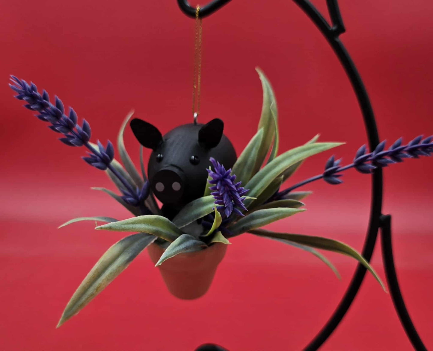 Maddie in Matt's plant ornament