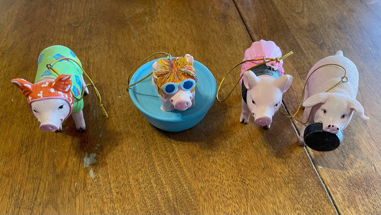 Set of 4 HEEFS ornaments