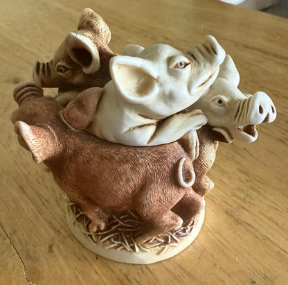 Pile of Pigs Trinket Box (Harmony Kingdom)