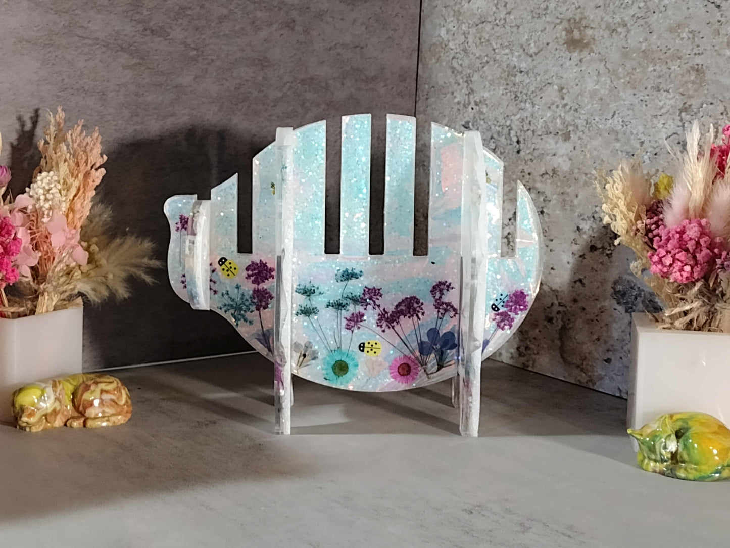 3D Piggy Coaster Set