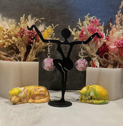 "Fashionista" Esther Necklace with Pendant and Earrings