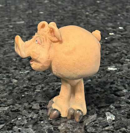 Stoneware Bobblehead Pig