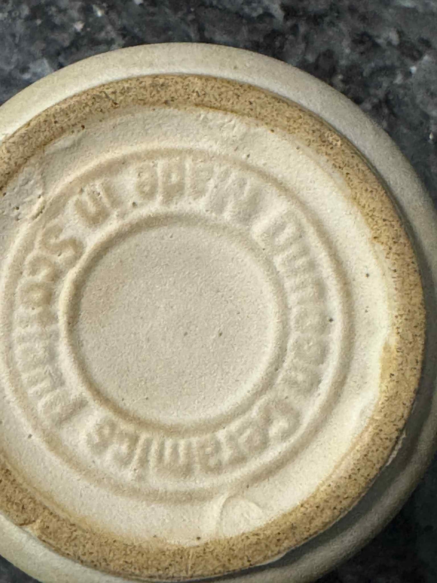 Pair of vintage Dunoon stoneware mugs