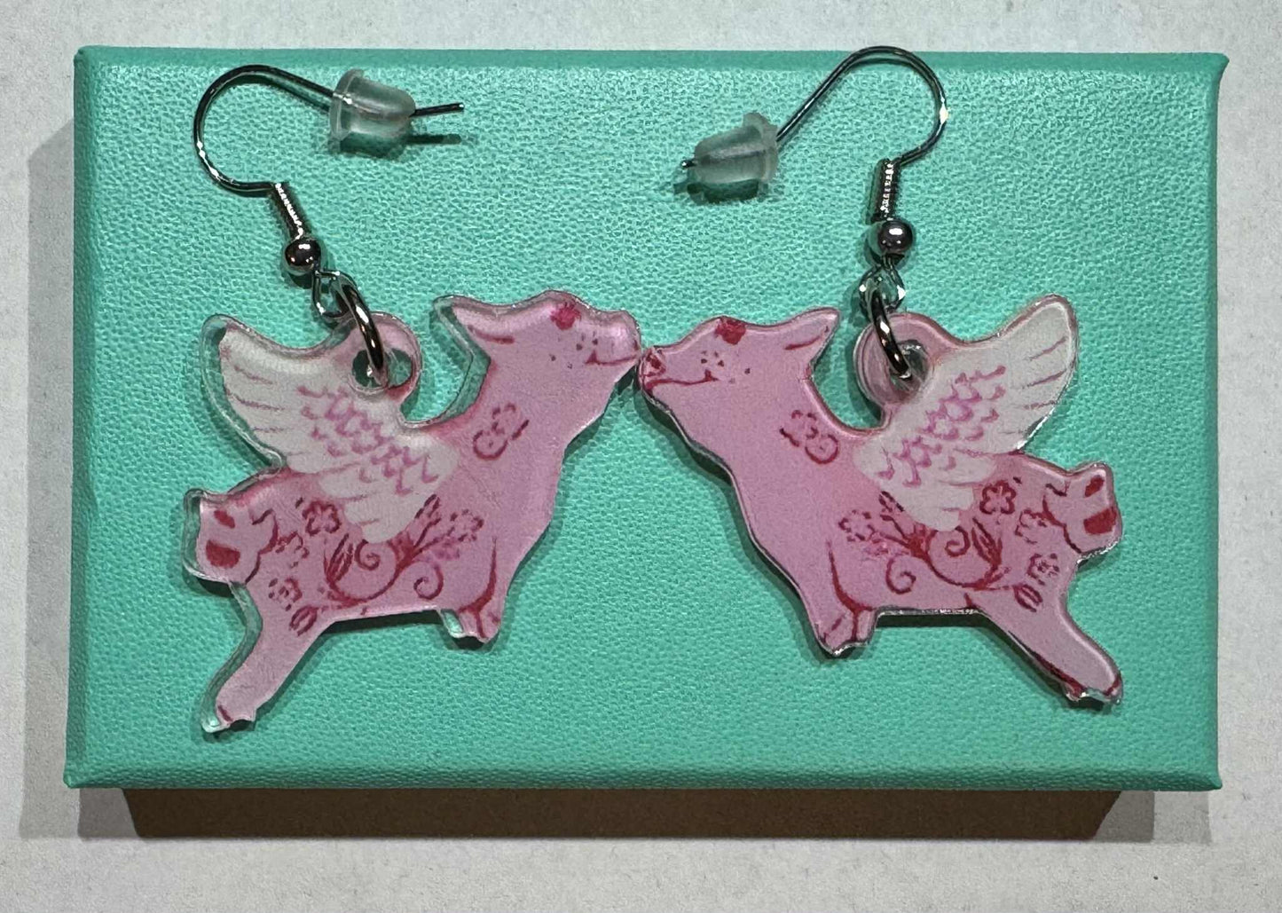 Angel PIggy Earrings