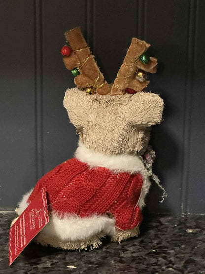 Christmas Reindeer Sisal Piggy
