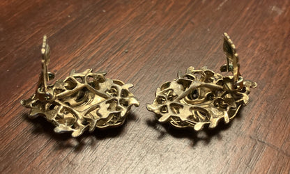 Vintage "Dramedy" clip-on earrings