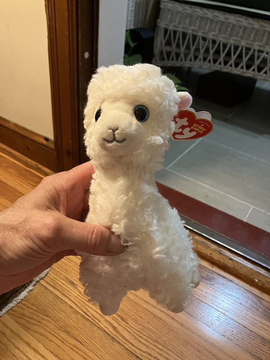 Lily the Beanie Baby Llama (with tag)