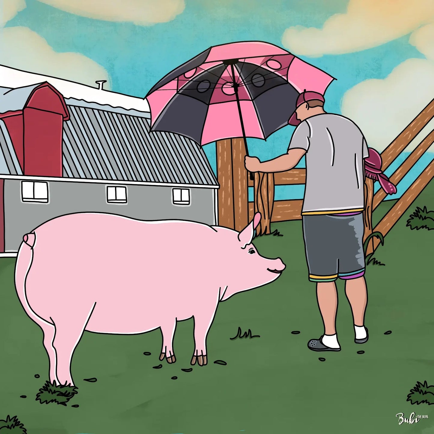 The best Dads protect their daughters from the rain