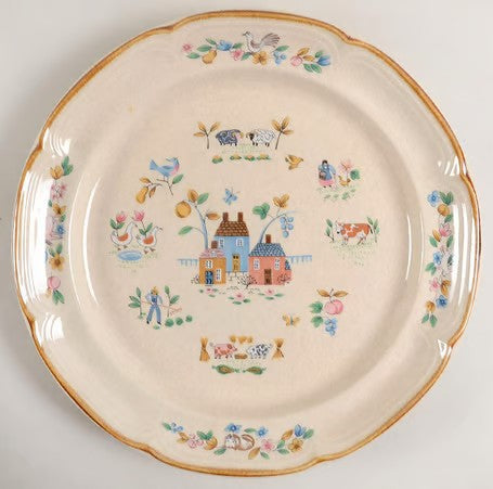 Country-themed shakers with matching plate