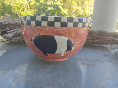 Nesting farm animal bowls