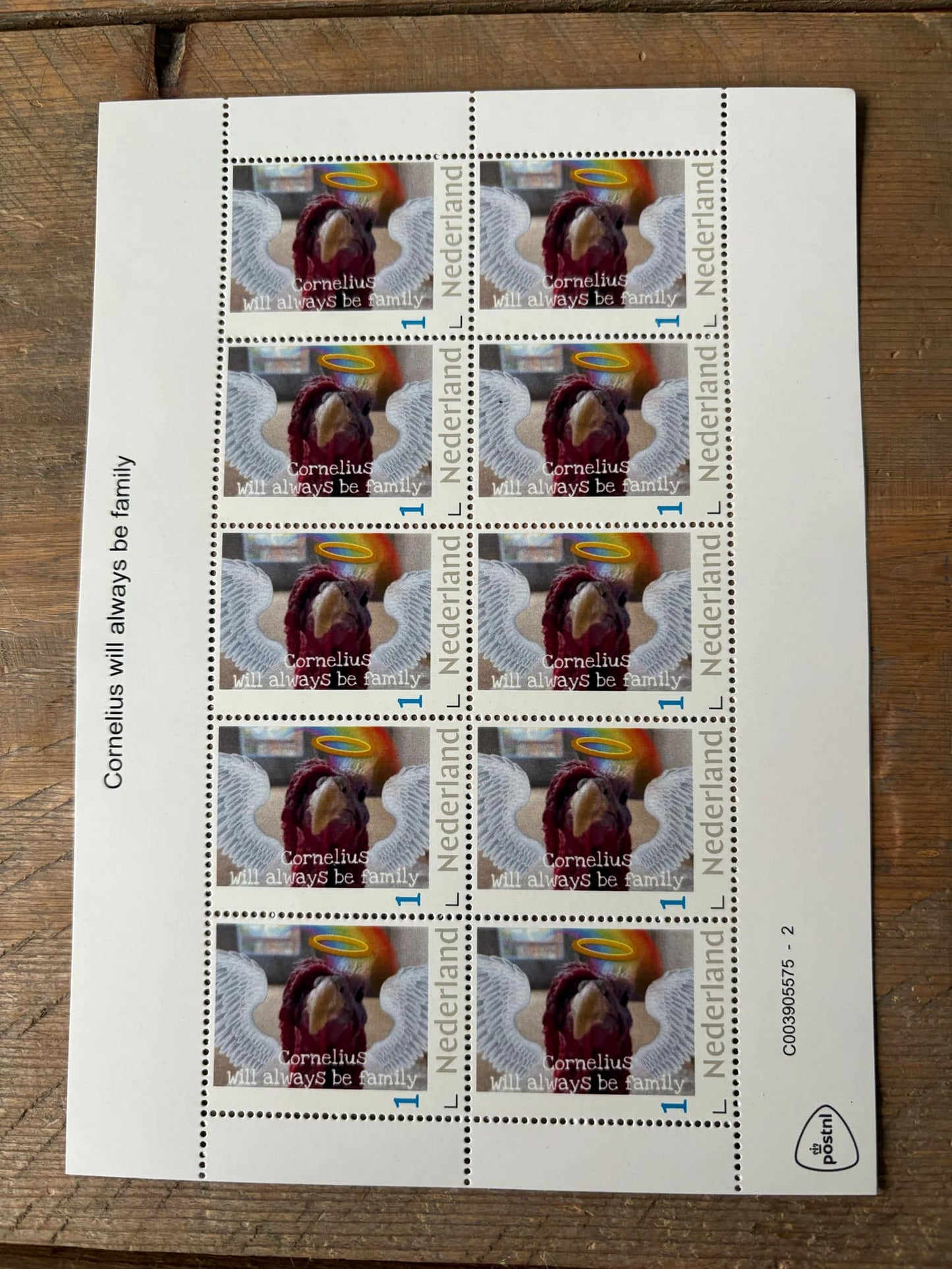 Stamp sheets - Corno will always be family