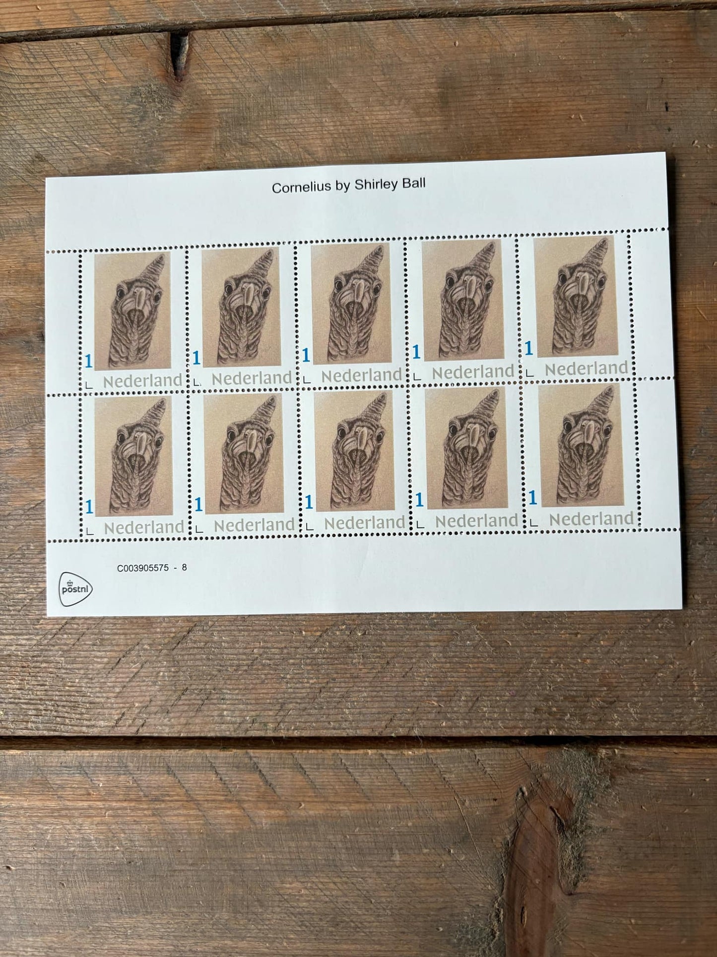 Stamp sheets - Crono drawing