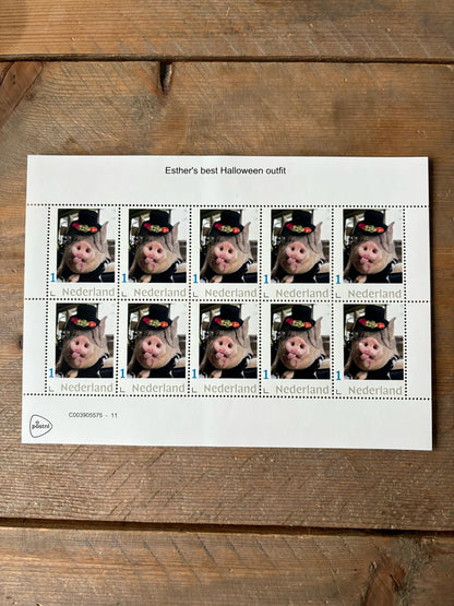 Stamp sheets - Esther Halloween