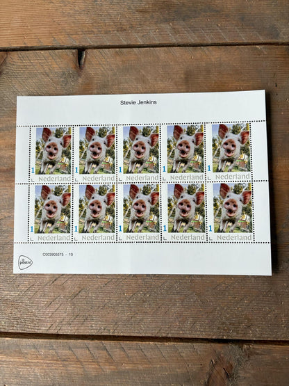 Stamp sheets - Stevie