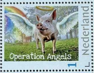 Stamp sheet - Operation Angels