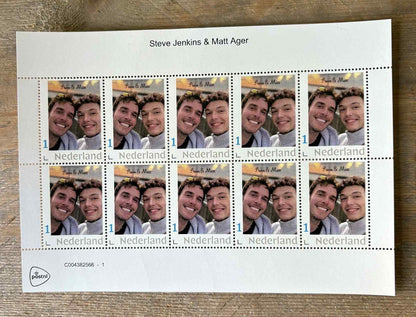 Stamp Sheet - Steve and Matt