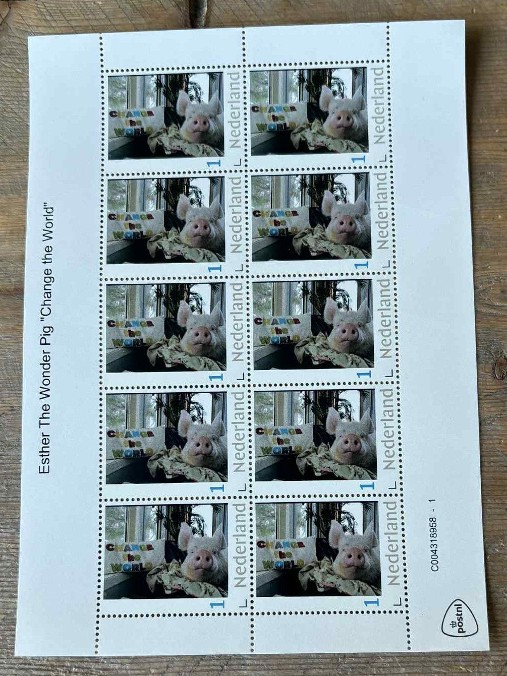 Stamp sheet - Change the World