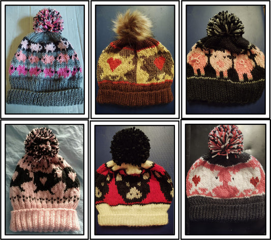 Custom knit hat