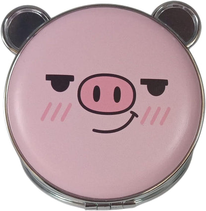 Whimsical Piggy Compact mirror
