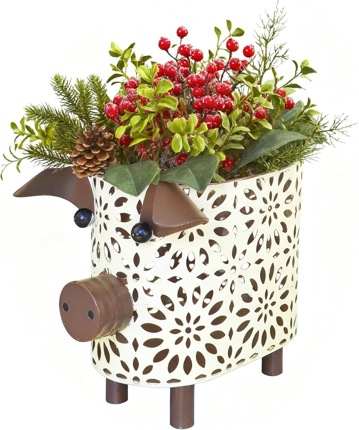 Piggy planter or tealight holder