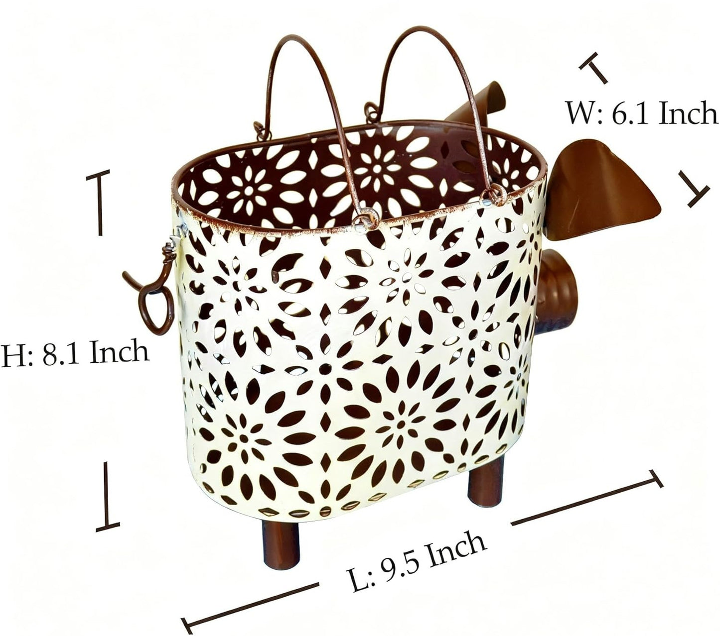 Piggy planter or tealight holder