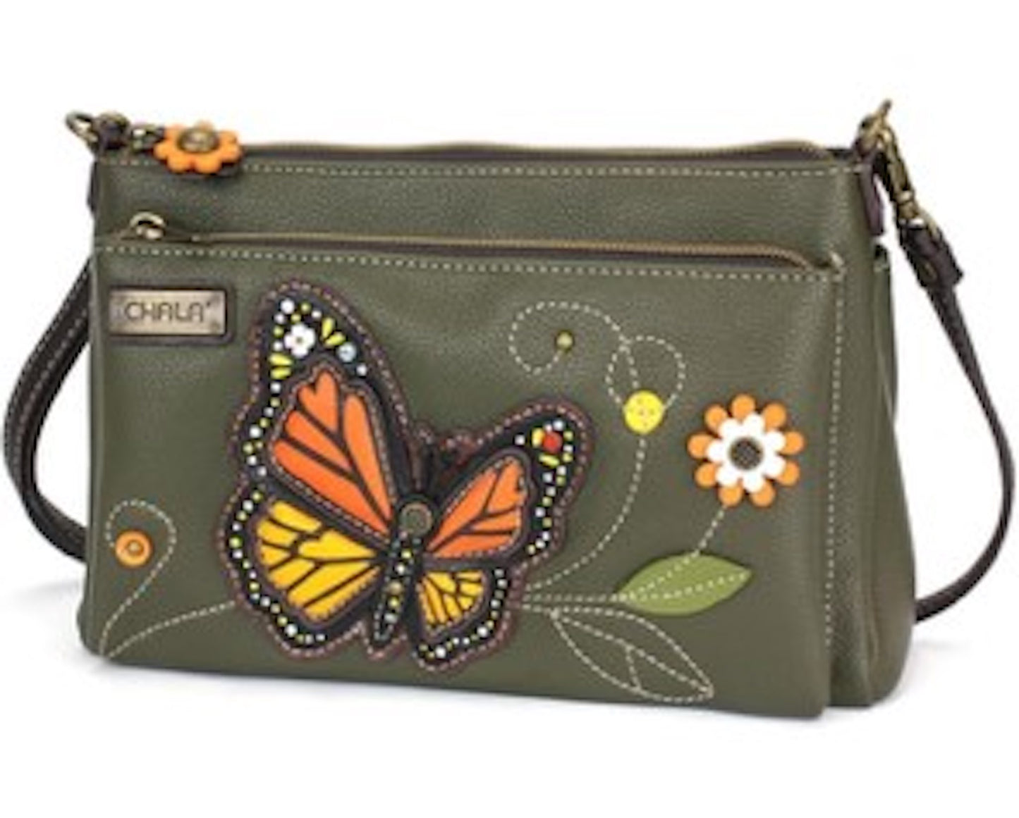 Chala bag - butterfly & flowers