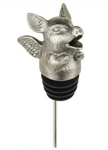 Winged Pig 'Adult Grape Juice' Bottle Pour Spout and Stopper